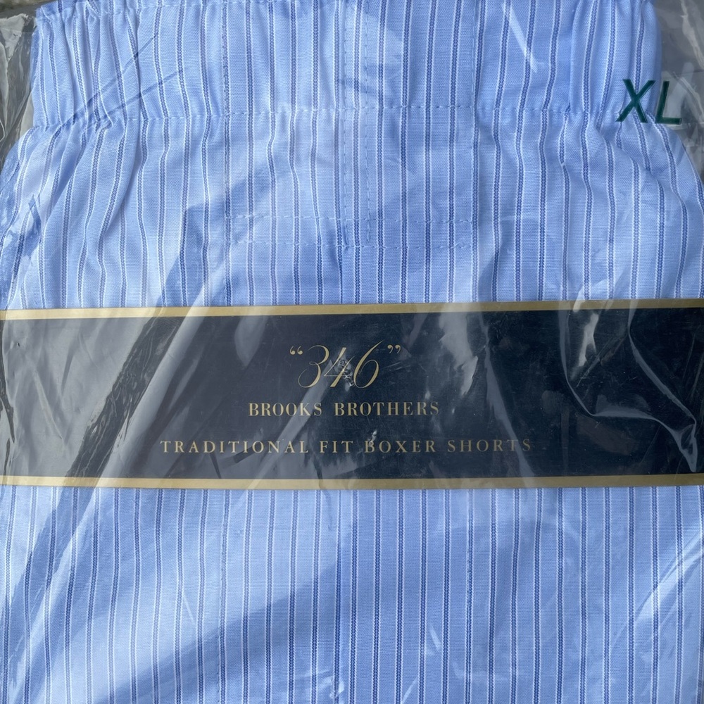 NWT one pair Brooks Brother cotton boxer shorts